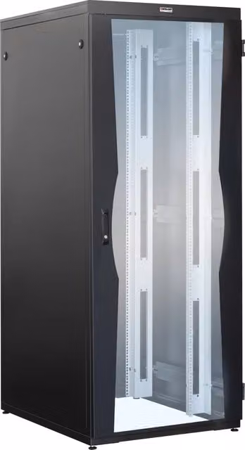 Armadio NetRack 19'' 800x1000 42 Unità Nero Porta Grigliata da Assemblare