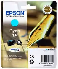 Cartuccia per stampante Epson Durabrite Ultra 16 Ciano C13T16224020