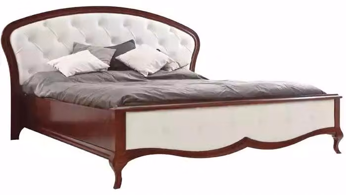 Bett Polster Design Luxus Doppel Hotel Betten Barock Holz Möbel