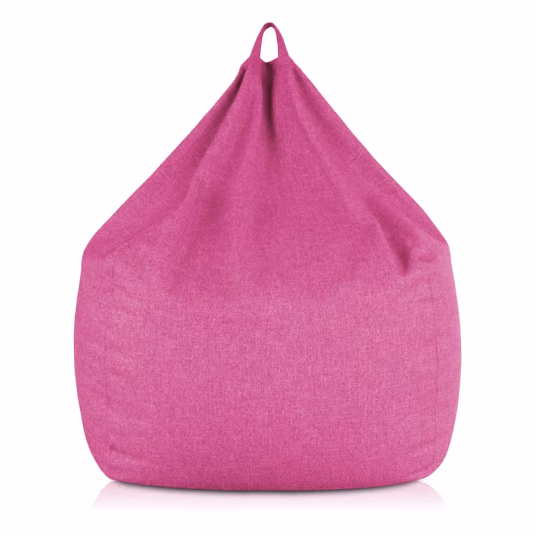 Poltrona sacco Pouf Piuma Fuxia XL