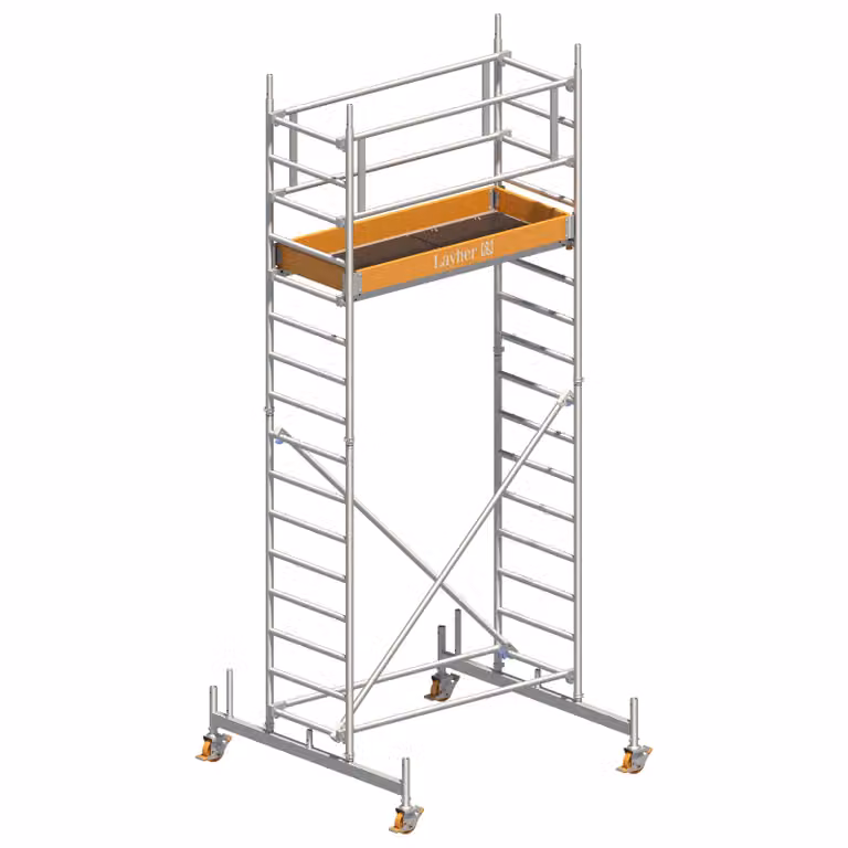 Ponteggio mobile Layher Uni Leicht Montaggio standard 5,26 m AH
