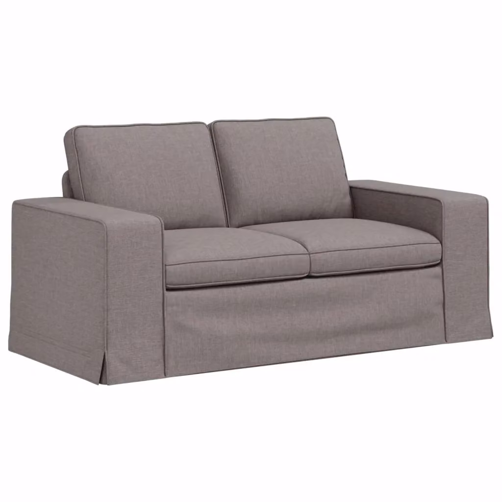Divano moderno vidaXL Talpa in tessuto con coperture rimovibili, L: 162 cm, P: 80 cm, H: 82 cm – 2