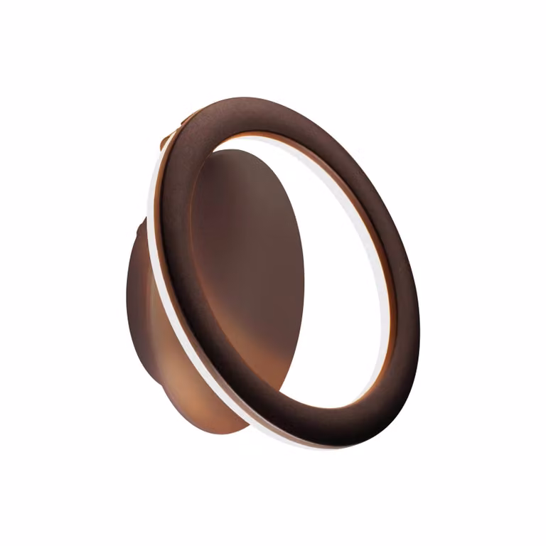 Viokef Applique da esterni a LED Palermo, Marrone / Ruggine, Alluminio, Moderno, Applique LED da esterni