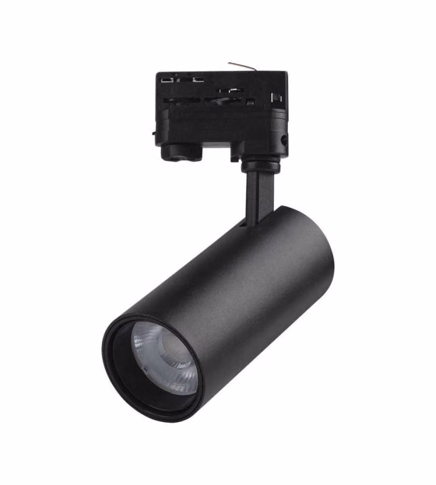 V-TAC Faretto LED COB da Binario Trifase 30W Colore Nero 3in1