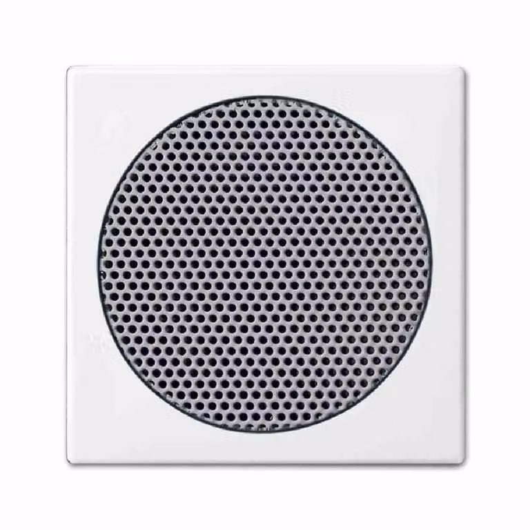 Busch-Jaeger 8253-914 Piastra centrale per inserto altoparlante Balance SI alpine white