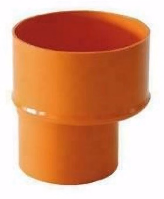 Riduzione pvc edilizia d.125 050 f/m eccentrica