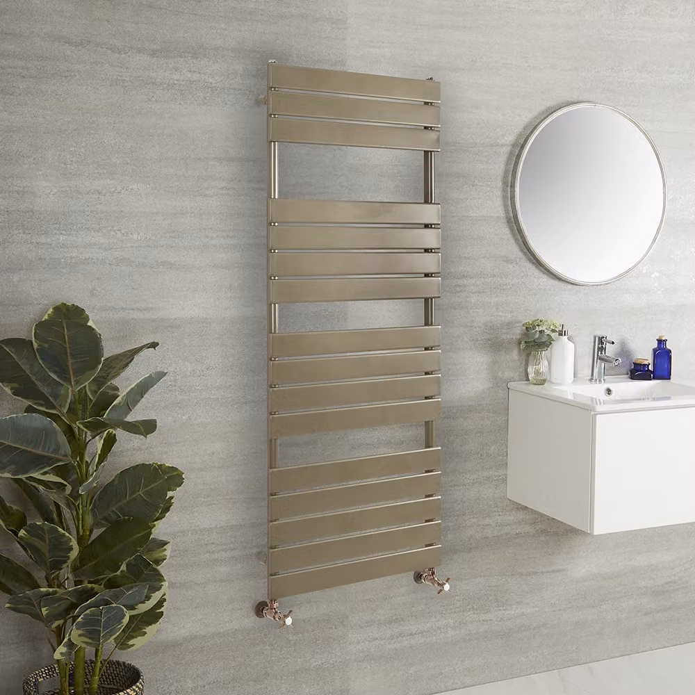 Scaldasalviette di Design - 1500mm x 450mm - Bronzo Metallizzato - Lustro