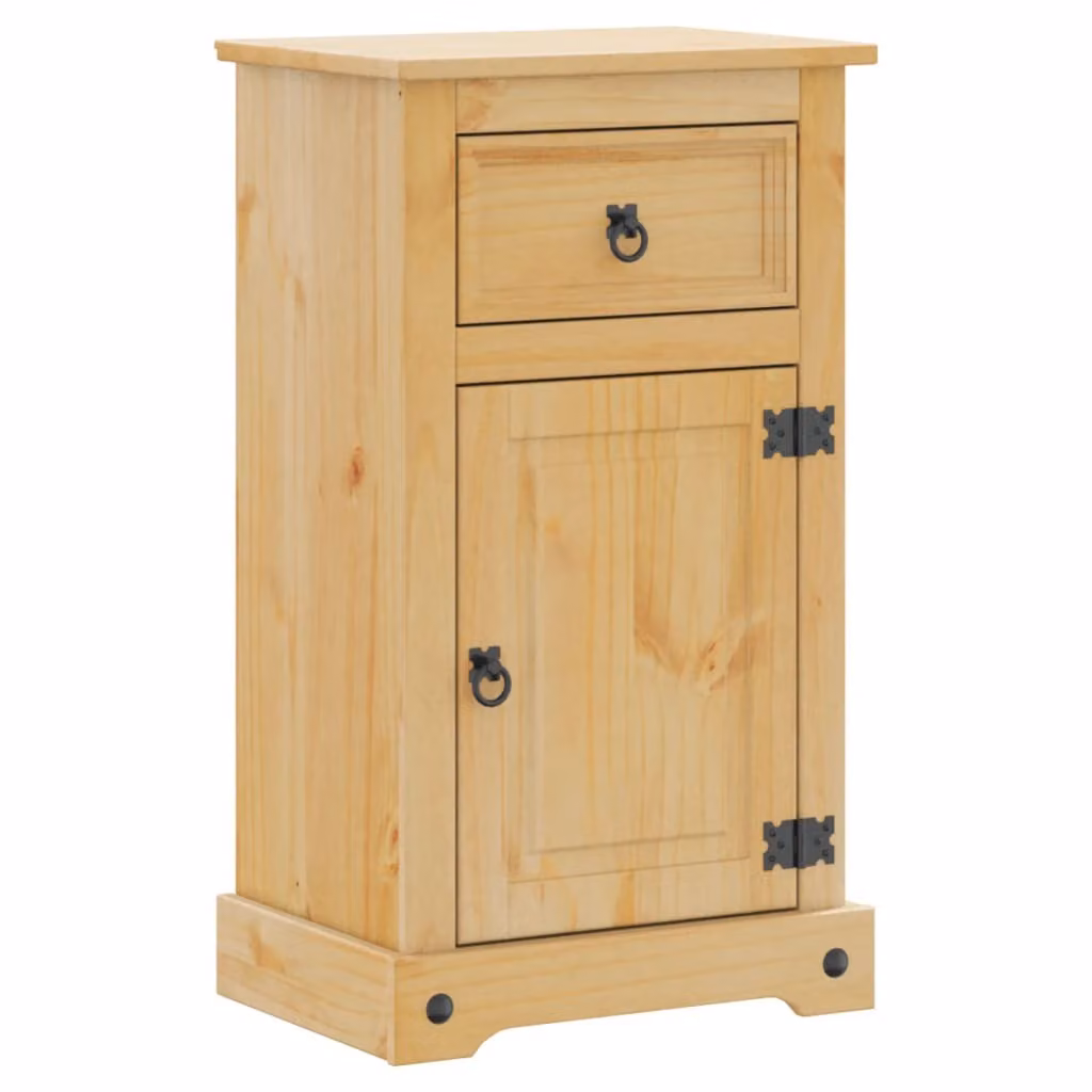 Mobile da Bagno 45x33x80 cm in Legno Massello di Pino