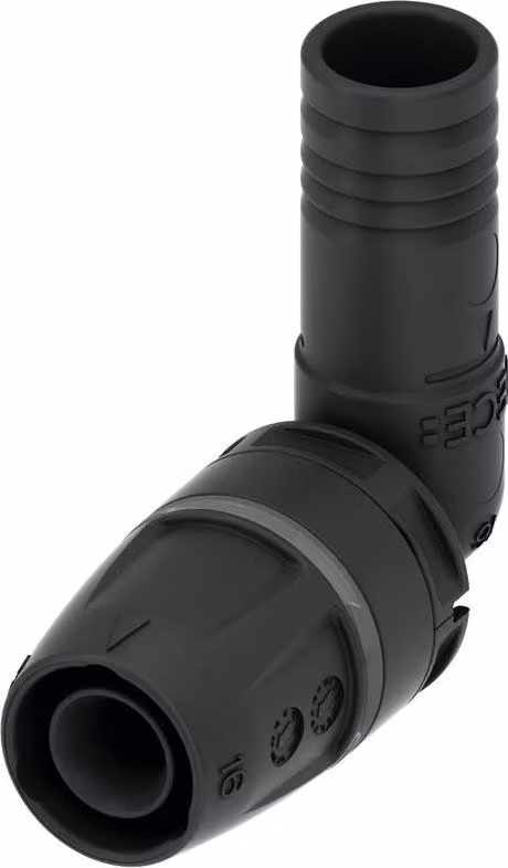 TECElogo-Push Angolo a innesto 90 gradi Dimensioni 20 x 20, PPSU