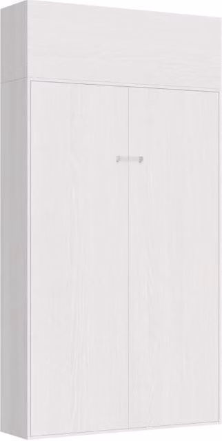 Letto Matrimoniale Francese a Scomparsa Salvaspazio Kentaro GIORDANOSHOP Bianco con Compartimenti Laterali L/P/H: 215 x 140 x 190 cm – 1
