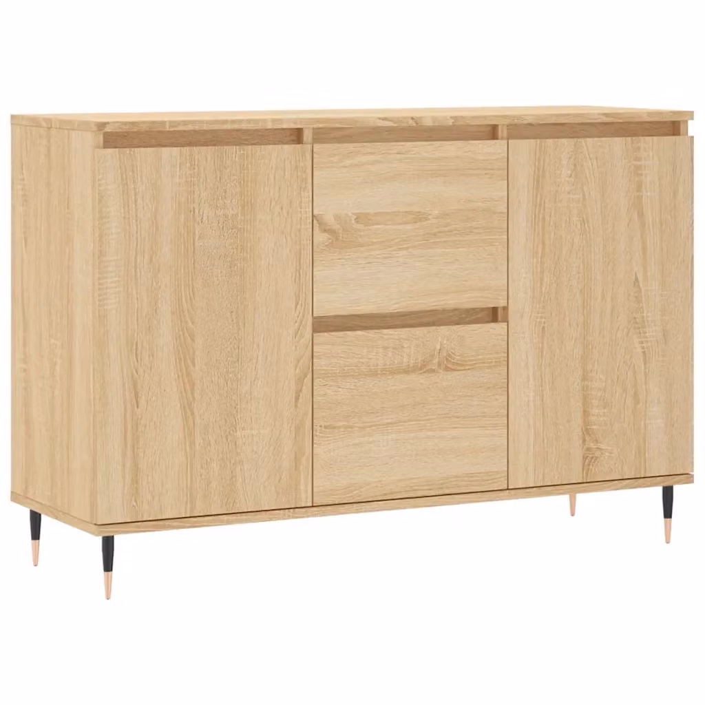 Credenza Buffet Armadio da Cucina Design Mania in Legno Rovere Color Marrone L: 101,5 cm, P: 35 cm, H: 70 cm – 2