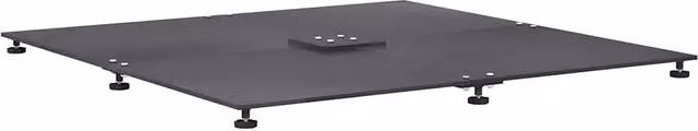 Base per ombrellone Grigio scuro 100 x 100 x 4 cm Acciaio CFW7469807