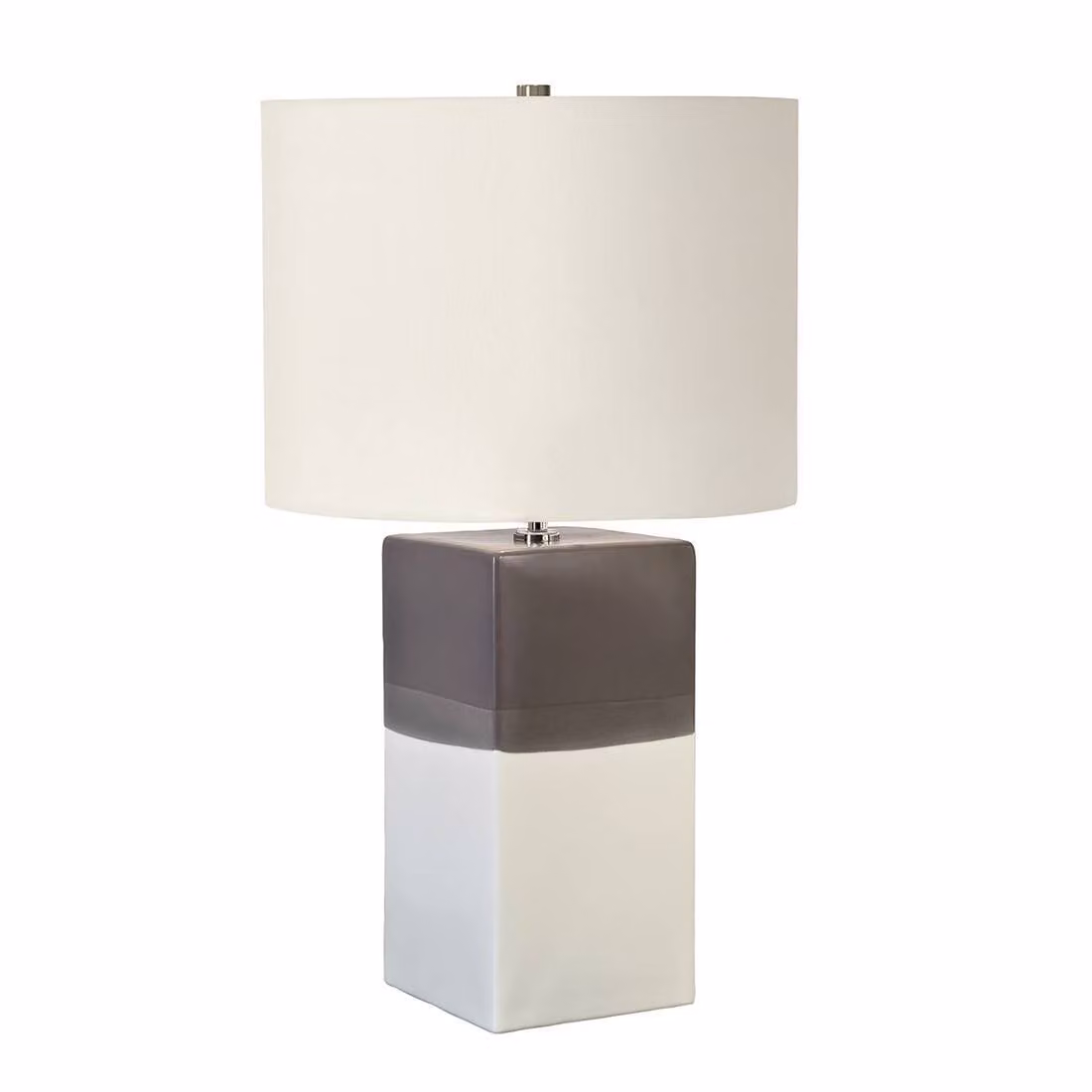 Lampada da tavolo in Vetroceramica Alba, color crema-grigio, 1xE27x60W, Vetroceramica/gesso, dimensioni: 60x36x16 cm, IP20, Elstead
