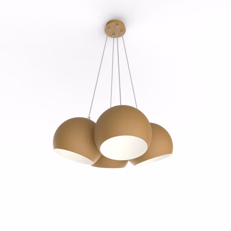 Lampada a sospensione Joe X4 bicolore opaca