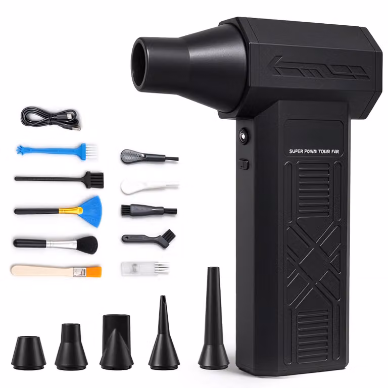 Aspirapolvere a batteria da 120.000 giri/min, aspirapolvere elettrico con batteria da 5200 mAh