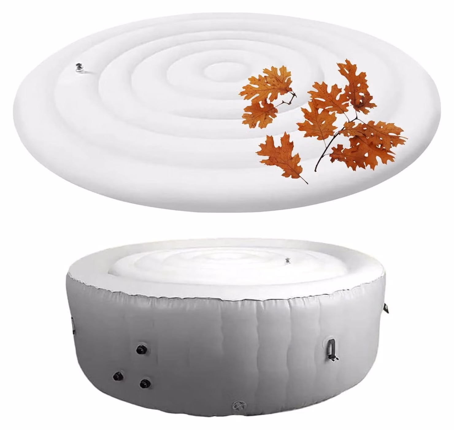 Copertura gonfiabile per idromassaggio - Impermeabile al vento e all'acqua - Diametro 145 cm