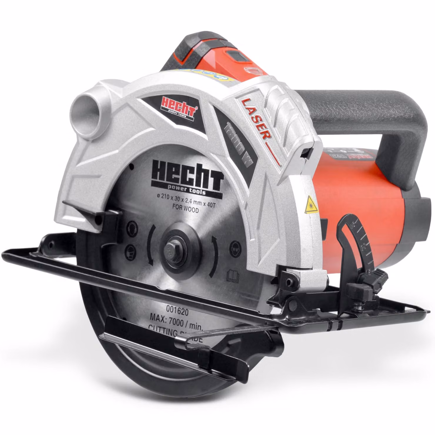 HECHT 1620 Sega circolare portatile con funzione laser | 1800 W | 5000 rpm | Lama da 210 mm