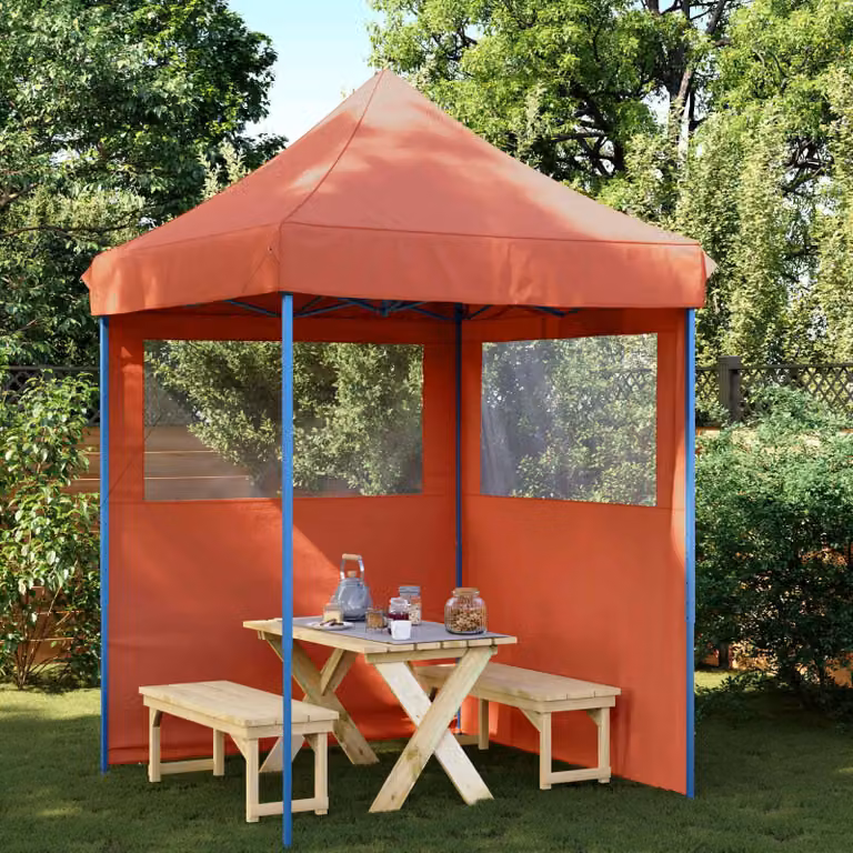 Maison Exclusive - Tenda per feste, dimensioni 200 x 200 x 306 cm, colore terracotta, tessuto Oxford