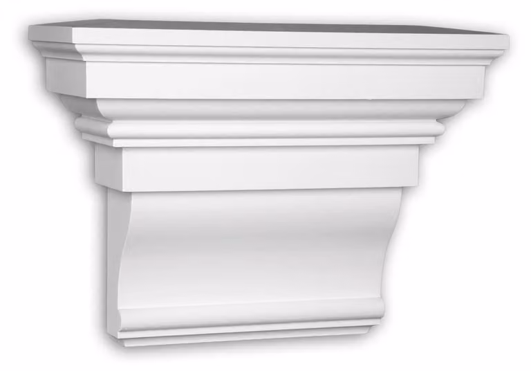 Console Profhome 483202 Cornice di facciata in stile ionico