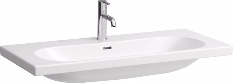 LAUFEN LUA lavabo, 2 trous pour robinet, avec trop-plein, 1000x460mm, H8100894001071, H8100894001071