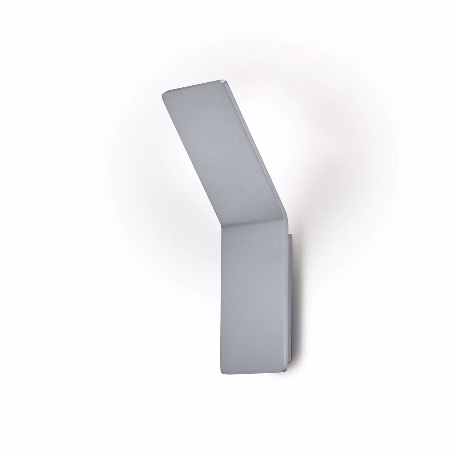 Knapstein Applique da parete a LED Ava, dimmerabile, Alluminio / Grigio / Zincato, Soggiorno / Sala da pranzo, Alluminio, Moderno, Applique a LED