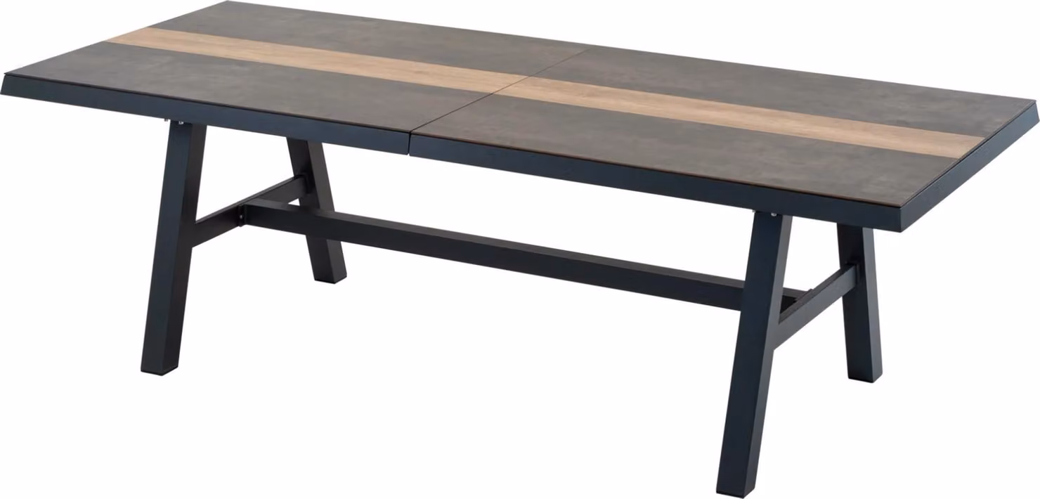 Tavolo allungabile - 243/303x102 cm - Alluminio - 6 mm HPL
