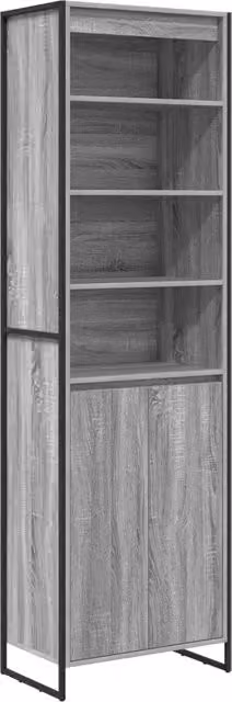 Credenza | Armadi alti Grigio Sonoma 60 x 36 x 200 cm Legno multistrato