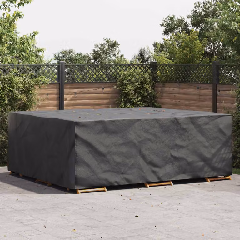 Copertura per mobili vidaXL impermeabile, colore nero, L 300 x P 250 x H 70 cm
