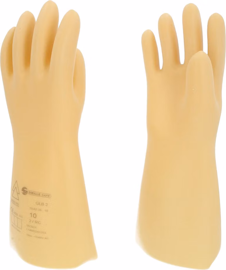 KS TOOLS Guanto di protezione per elettricisti con isolamento protettivo taglia 10 classe 2 bianco - 117.0057