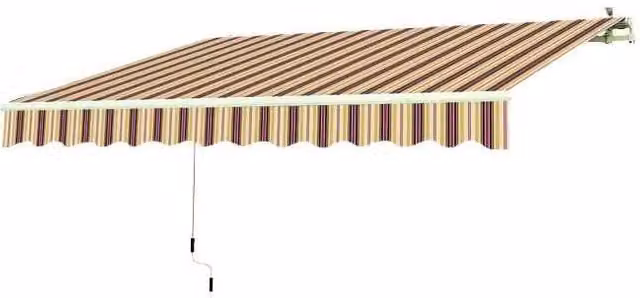 Tenda da Sole Avvolgibile Blinky 395X250 Bianco/Rosso