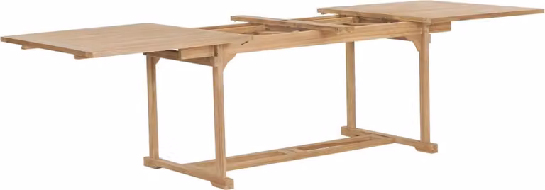 vidaXL Tavolo da giardino allungabile 180-280x100x75 cm in legno massiccio di teak