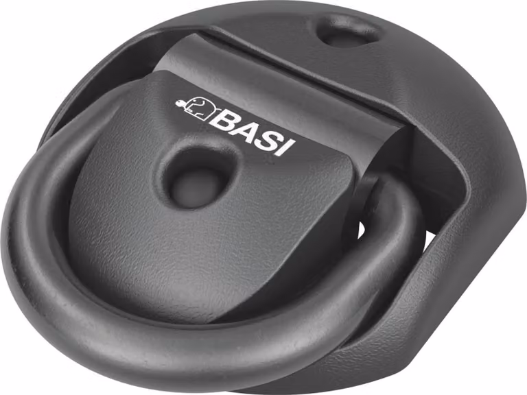 BASI - Ancoraggio a pavimento e parete - BWA 110 - robusto - Nero