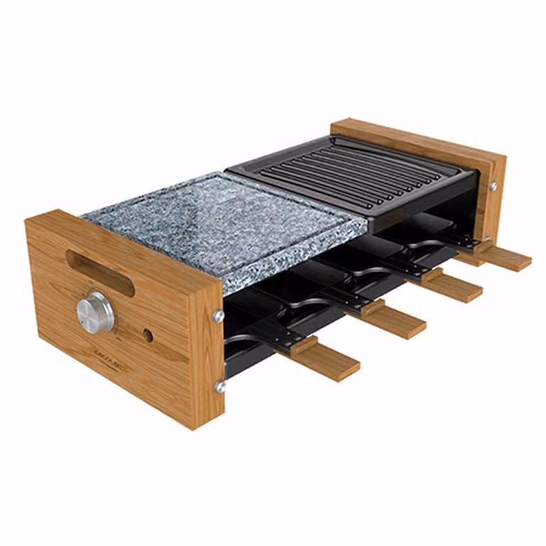 Raclette in legno Cheese&Grill 8400 Wood MixGrill Cecotec