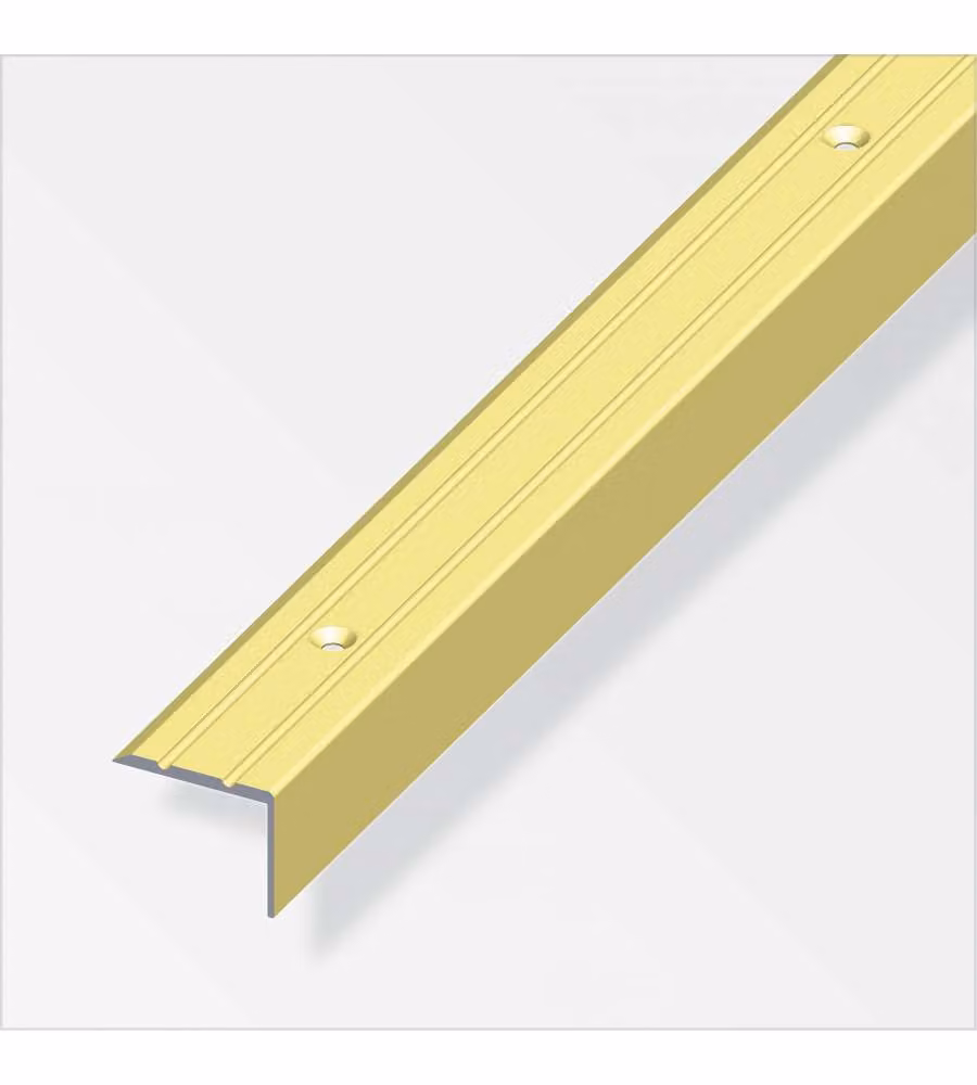 Profilo Per Scale 25X20 Alluminio Ottone 1Metro