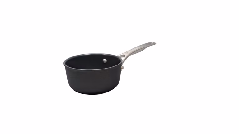 Casseruola alta in alluminio antiaderente PFAS Free per induzione con un manico linea Alba, diam. 16cm