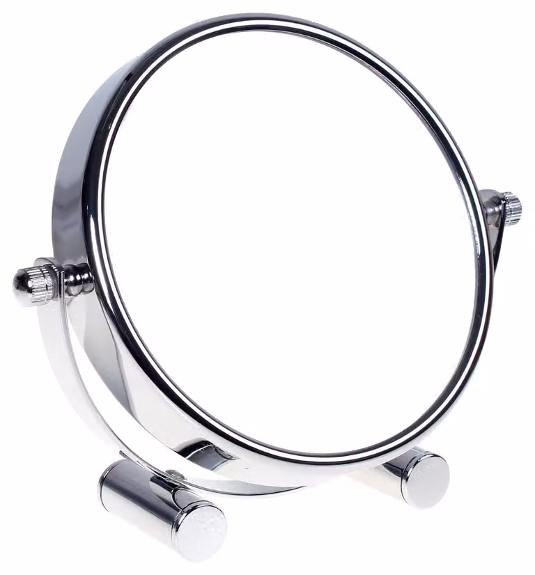Specchio da bagno ingrandente con ingrandimento 5x - 6 pollici