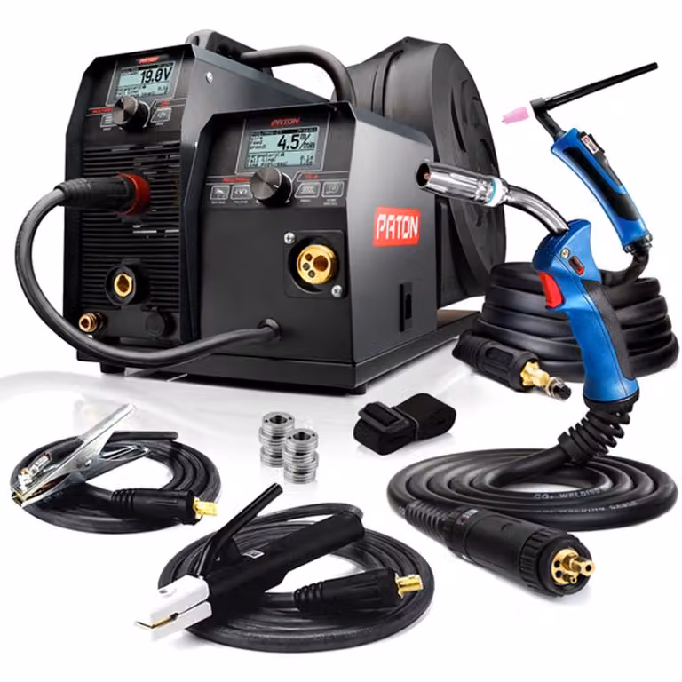 PATON MultiPRO-270-15-4-400V MIG MAG - Macchina combinata 3 in 1 per la saldatura MIG, MMA e TIG HF con avanzamento del filo avanzato,
