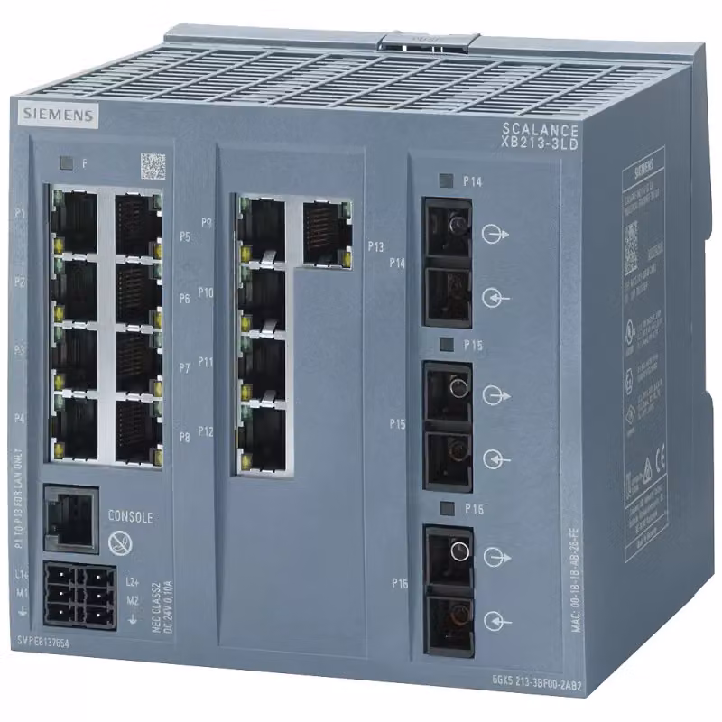 Siemens SIEM 6GK5213-3BF00-2TB2 SCALANCE XB213-3LD Switch IE Layer 2 gestibile 13X - Switch - 0,1 Gbps