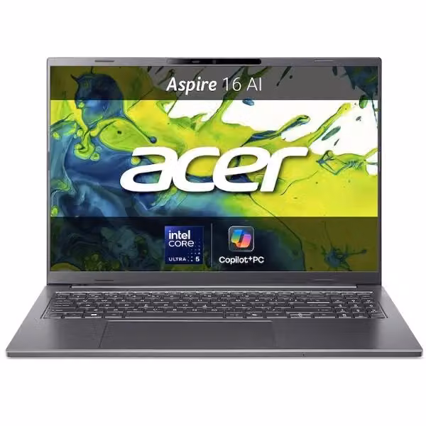 Notebook Acer Aspire 16 AI A16 52M 52G1 Copilot+ da 16 pollici, Intel Core Ultra 5, 16GB RAM, 512GB SSD, Grigio – 2