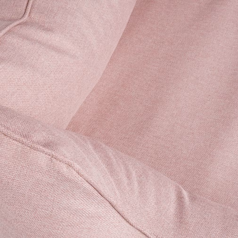 Cuccia ortopedica per cani Luisa in velluto con effetto tessuto a mano, colore rosa