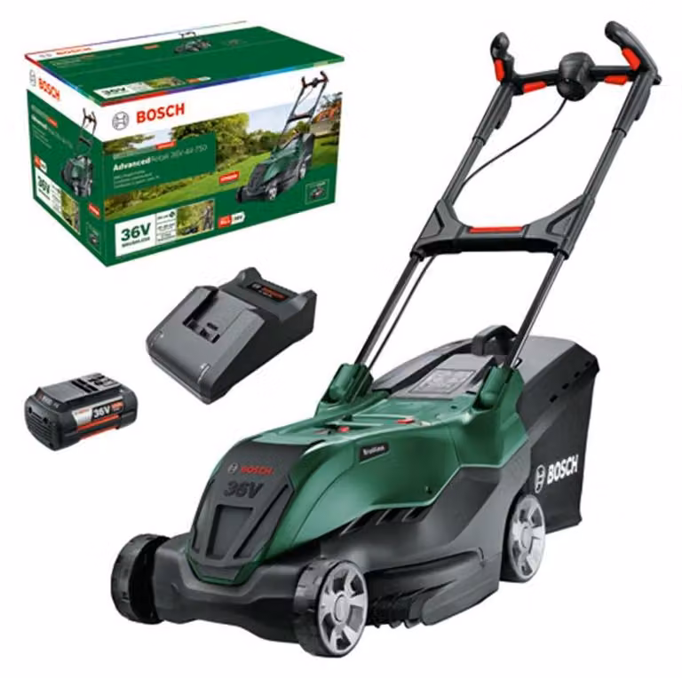 Bosch AdvancedRotak 36V-44-750, tosaerba manuale, 750 m², 40 cm, 2,5 cm, 8 cm, 50 l