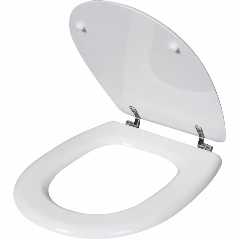 Copriwater in legno bianco VESTIAMO CASA L: 47 cm, P: 35 cm