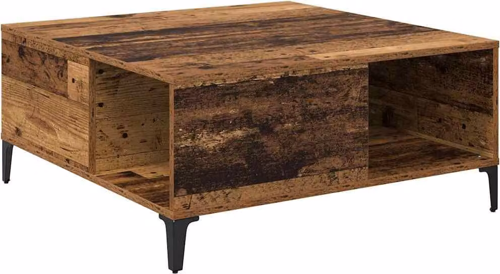 Tavolino da salotto Legno vecchio 80 x 80 x 36,5 cm