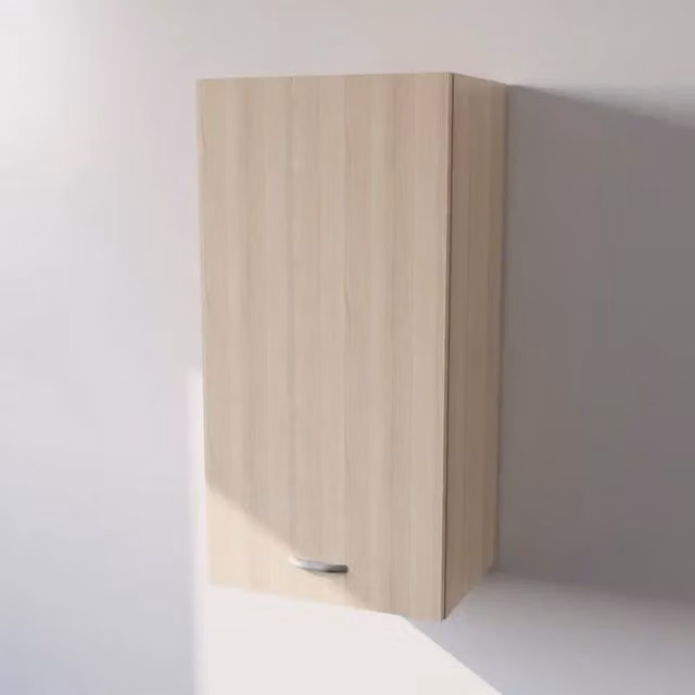 Pensile da cucina Calandrelli con anta in legno rovere, finitura opaca, H 90 x L 45 x P 33 cm