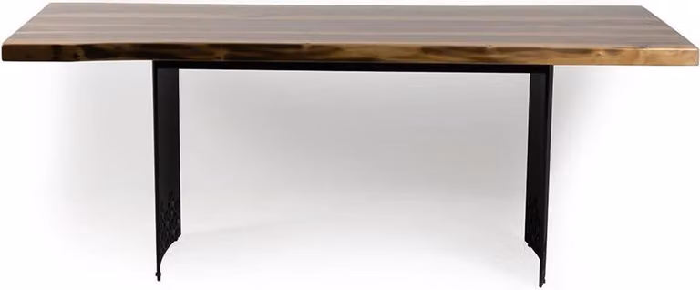 Luxus Tisch Braun Edelstahl Design Esstische Holz Modern Esstisch