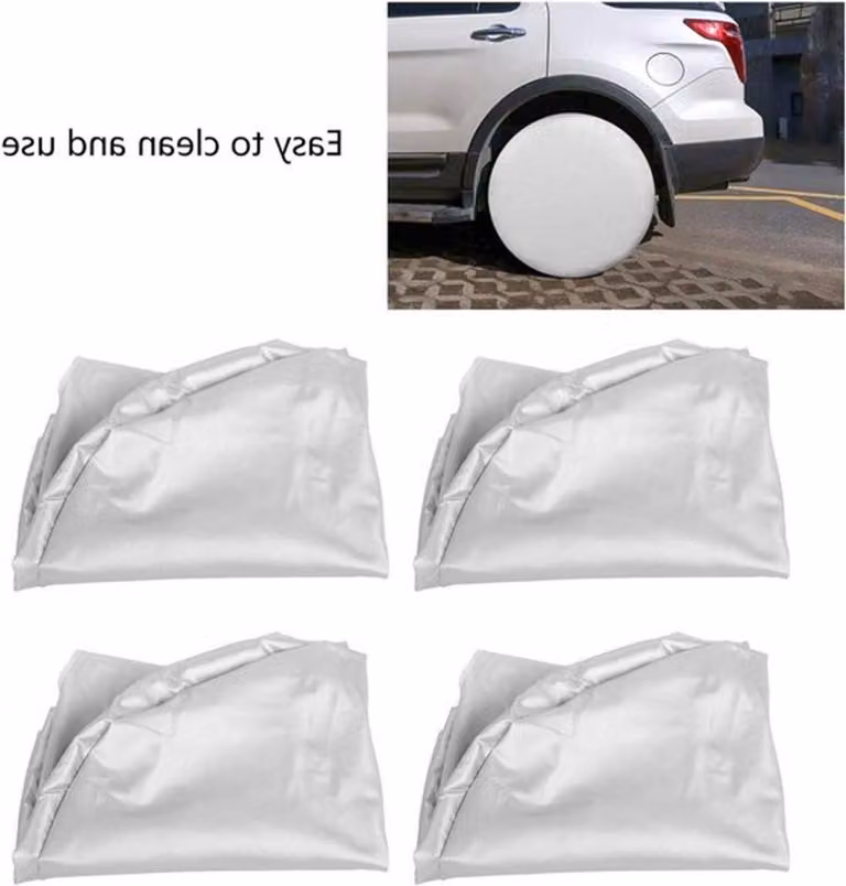 Set di 4 copertoni impermeabili in poliestere per camper - Protezione per cerchi da 27-29 pollici - Adatti per auto, Jeep, camper, SUV, camion e altro