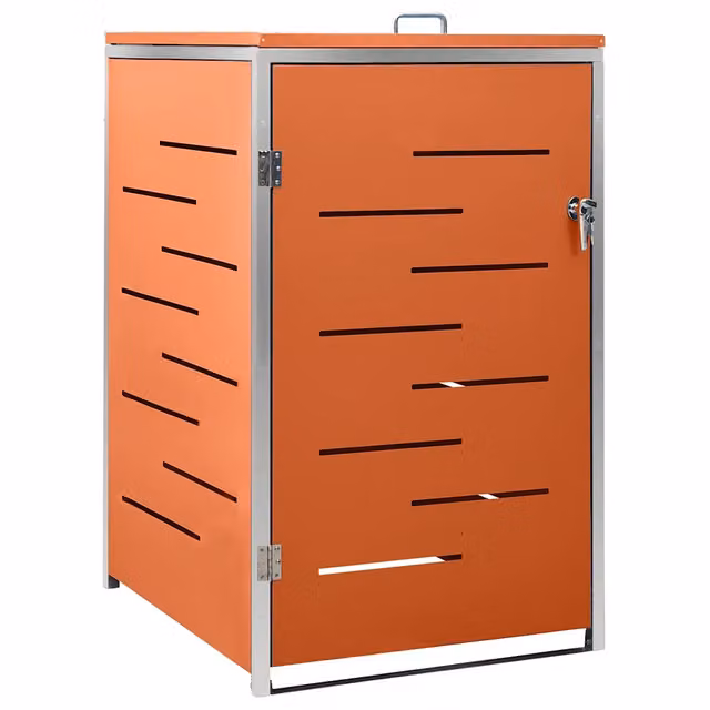 Copribidone per spazzatura singolo in acciaio inox CFW5418801 H: 112,5 cm, L: 69 cm, P: 77,5 cm