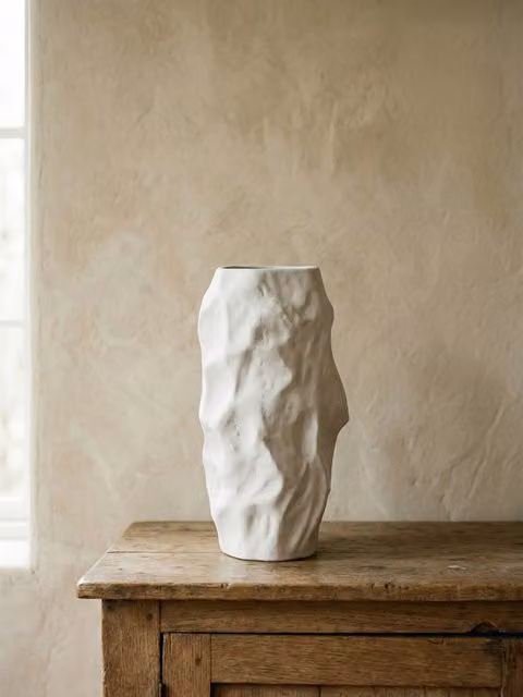 Vaso Verse in ceramica bianco Kenay Home