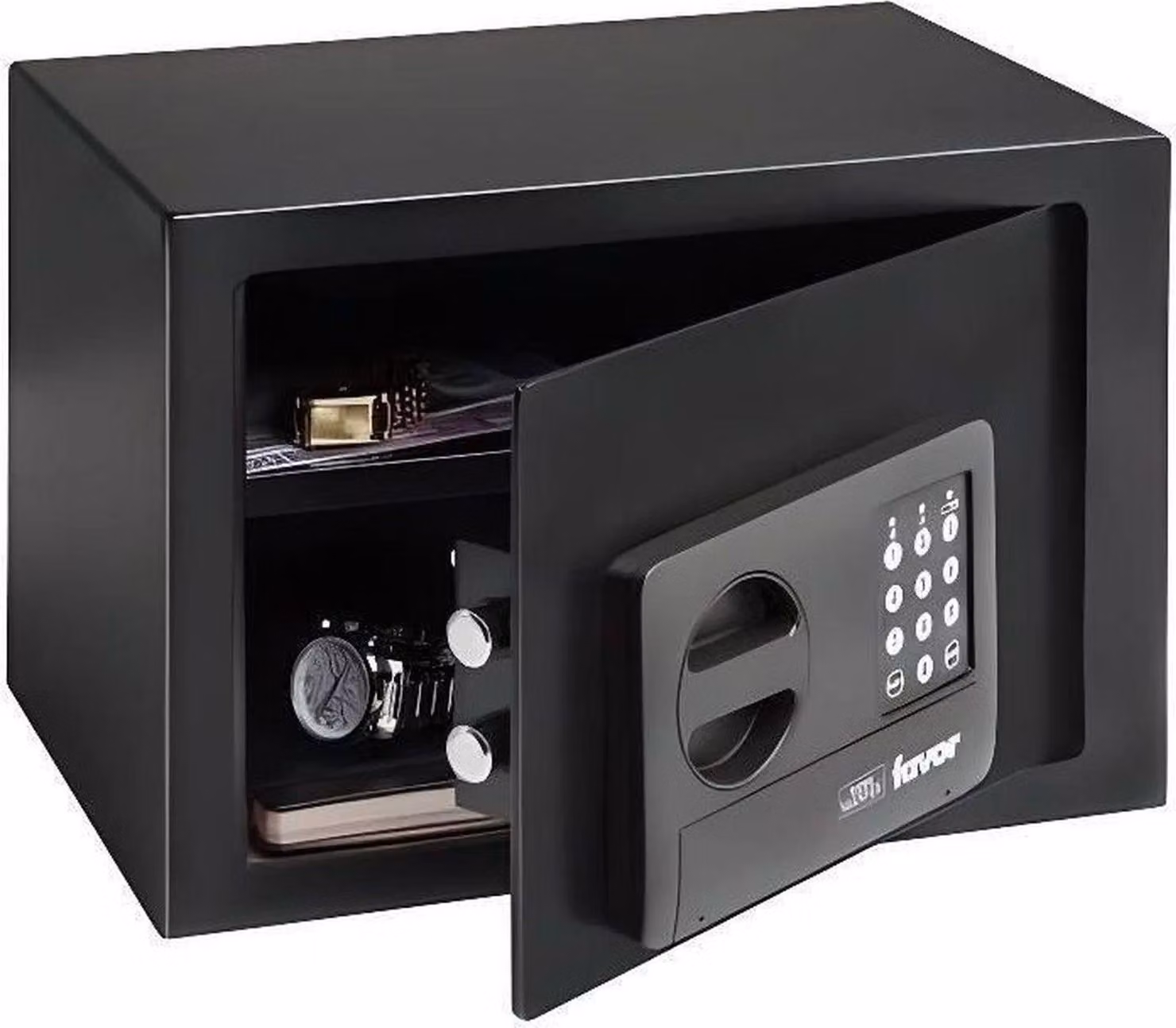 Cassaforte per mobili Favor, 35 x 25 x 25 cm, chiusura a combinazione elettronica