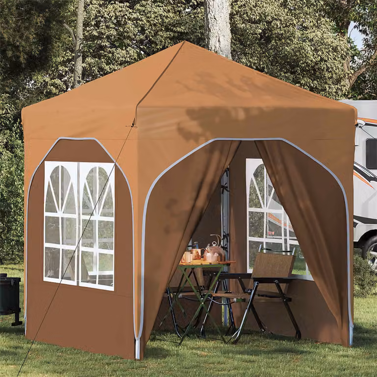vidaXL Tenda per feste a pop-up Beige L/P/H: 192 x 192 x 245 cm